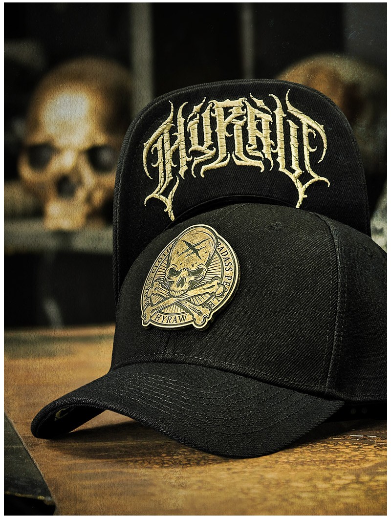 Casquette blason métal visière courbe | Boutique Hyraw