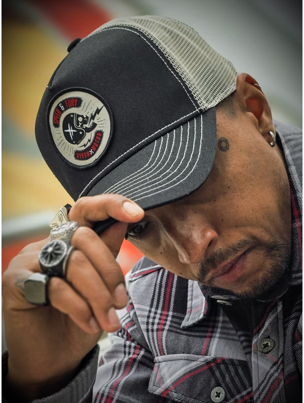 Casquette visière courbe look rock & ride | Boutique Hyraw