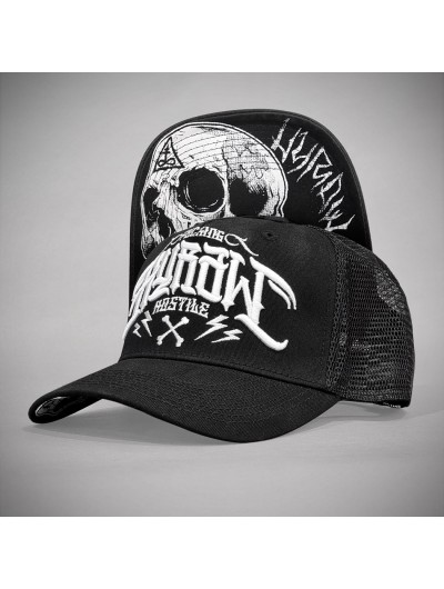 Curved visor cap with a rock/metal look | Hyraw Shop