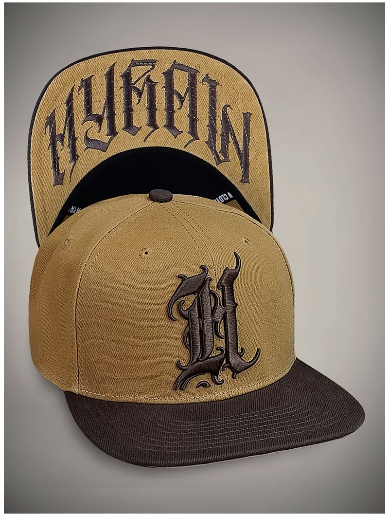 Rock/metal style flat visor cap | Hyraw Shop