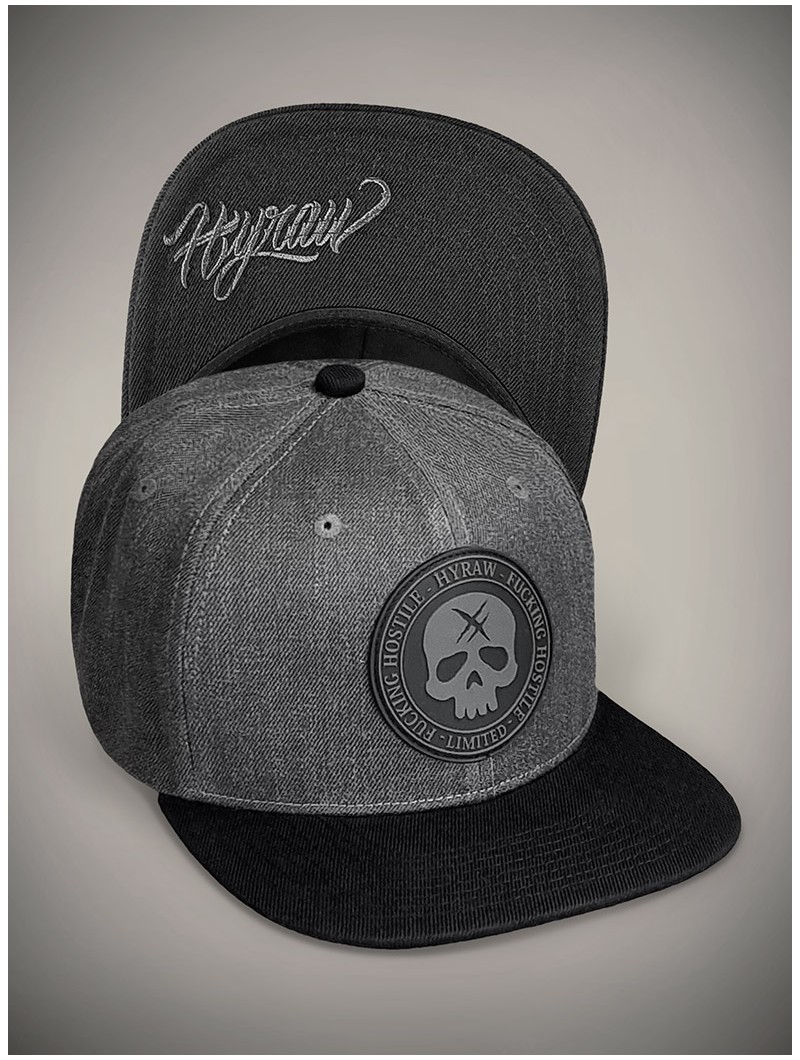 Casquette visière plate look rock metal | Boutique Hyraw