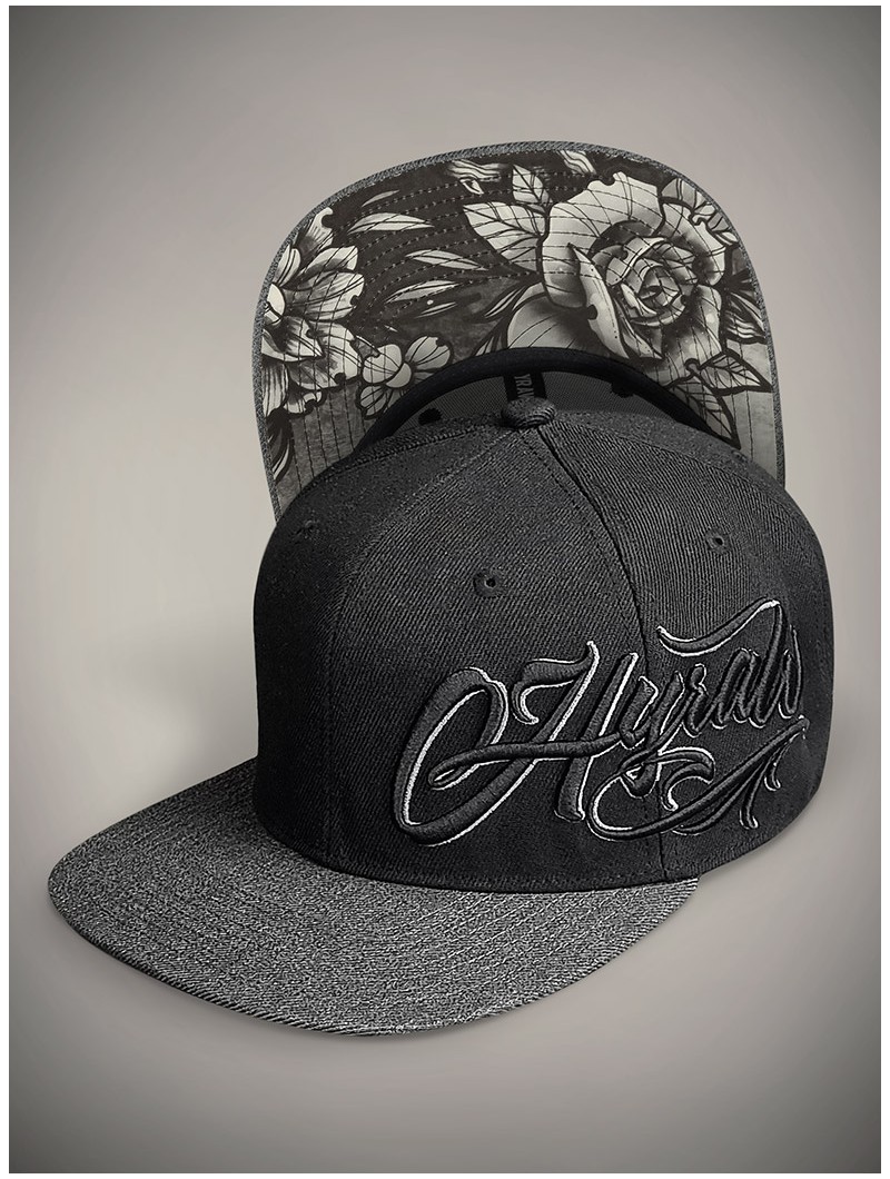 Casquette visière plate look metal tattoo | Boutique Hyraw