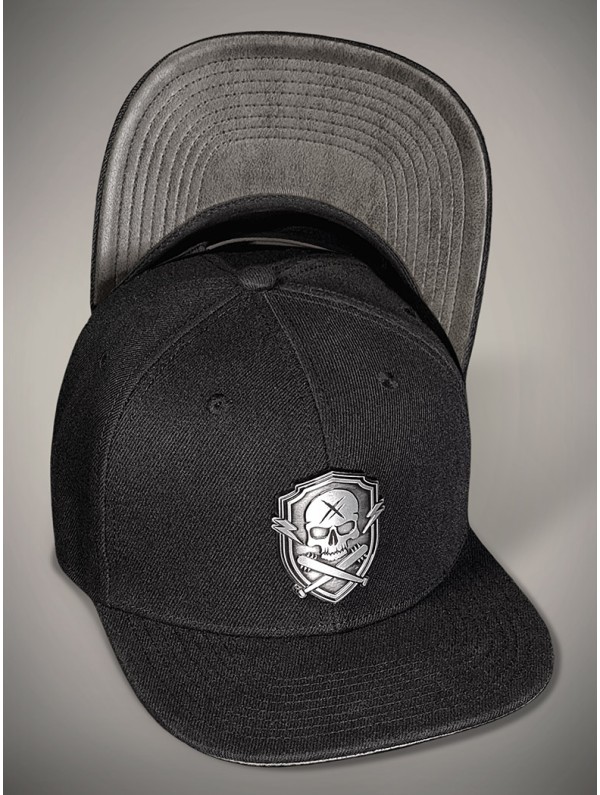 Rock/metal style flat visor cap | Hyraw Shop