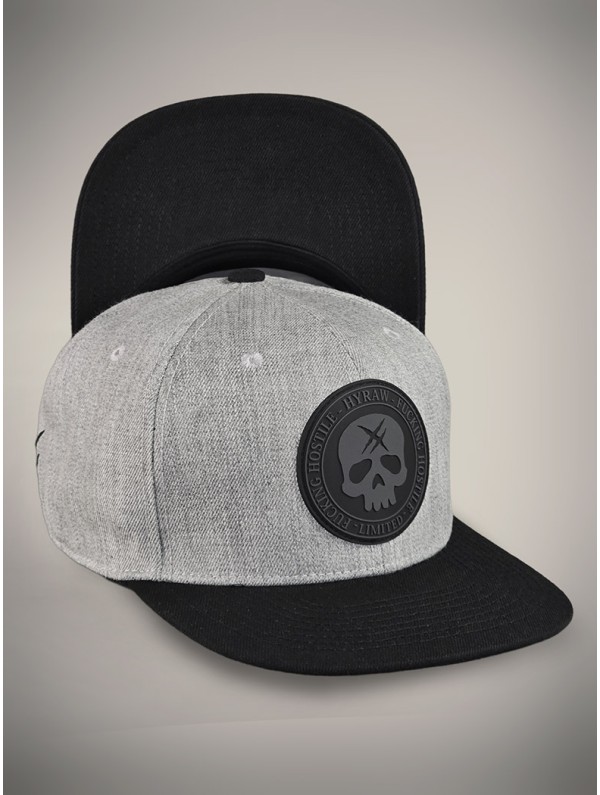 Rock/metal style flat visor cap | Hyraw Shop