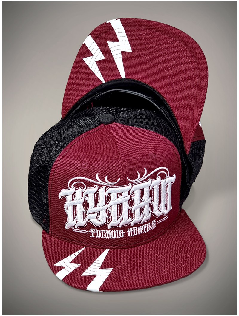 Rock/metal style flat visor cap | Hyraw Shop