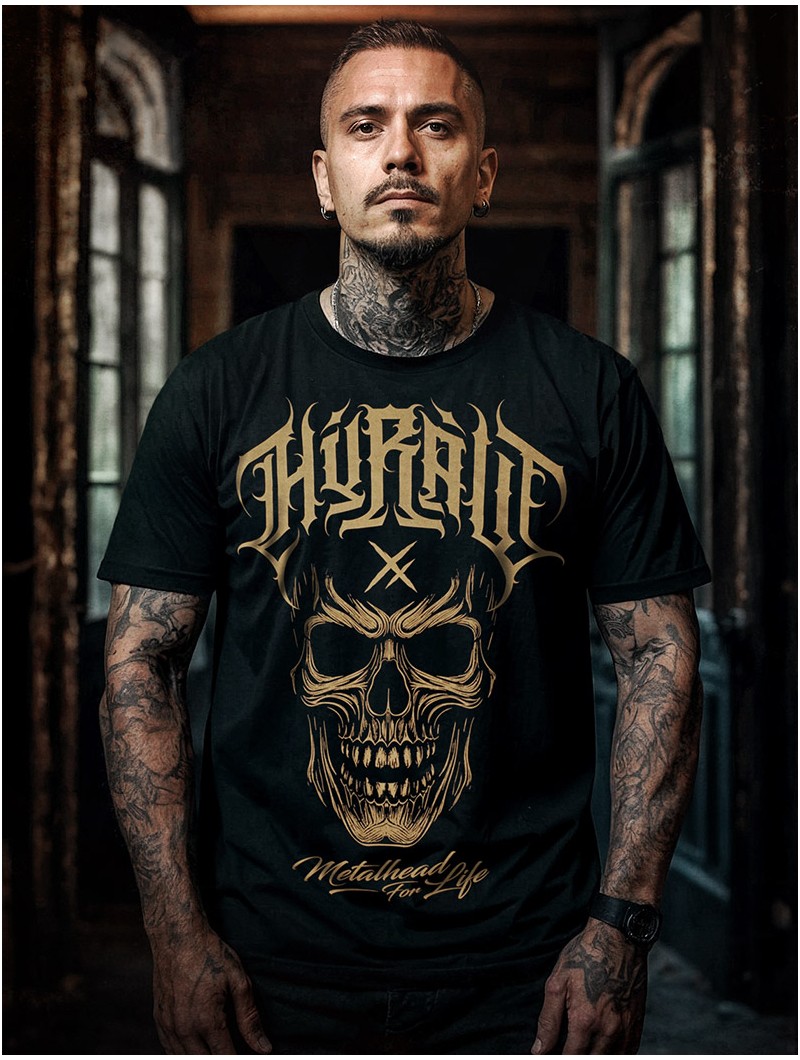 Black metal hardcore outfit t-shirt | HYRAW Clothing