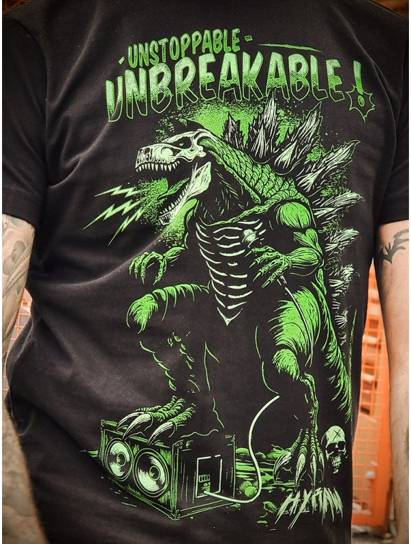 T-shirt noir style rock metal | HYRAW Clothing
