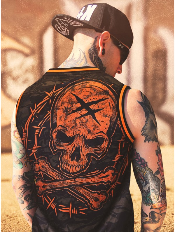 Débardeur basket look metalcore & streetwear | HYRAW Clothing
