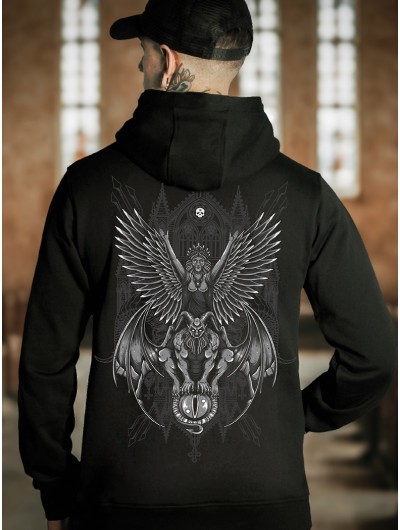Sweat capuche look metal|Boutique Hyraw