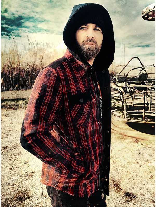 Plaid overshirt rock outfit jacket | Hyraw Boutique