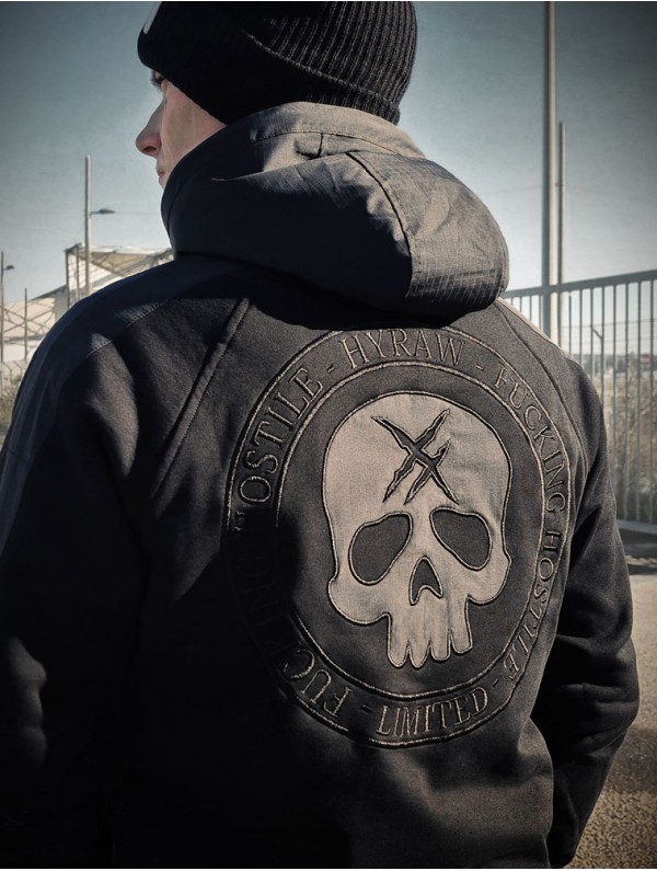 Rock/Metal Streetwear Zip-Up Hooded Jacket | Hyraw Shop