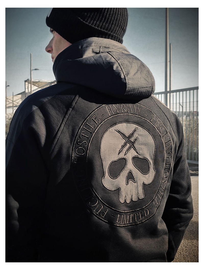 Rock/Metal Streetwear Zip-Up Hooded Jacket | Hyraw Shop