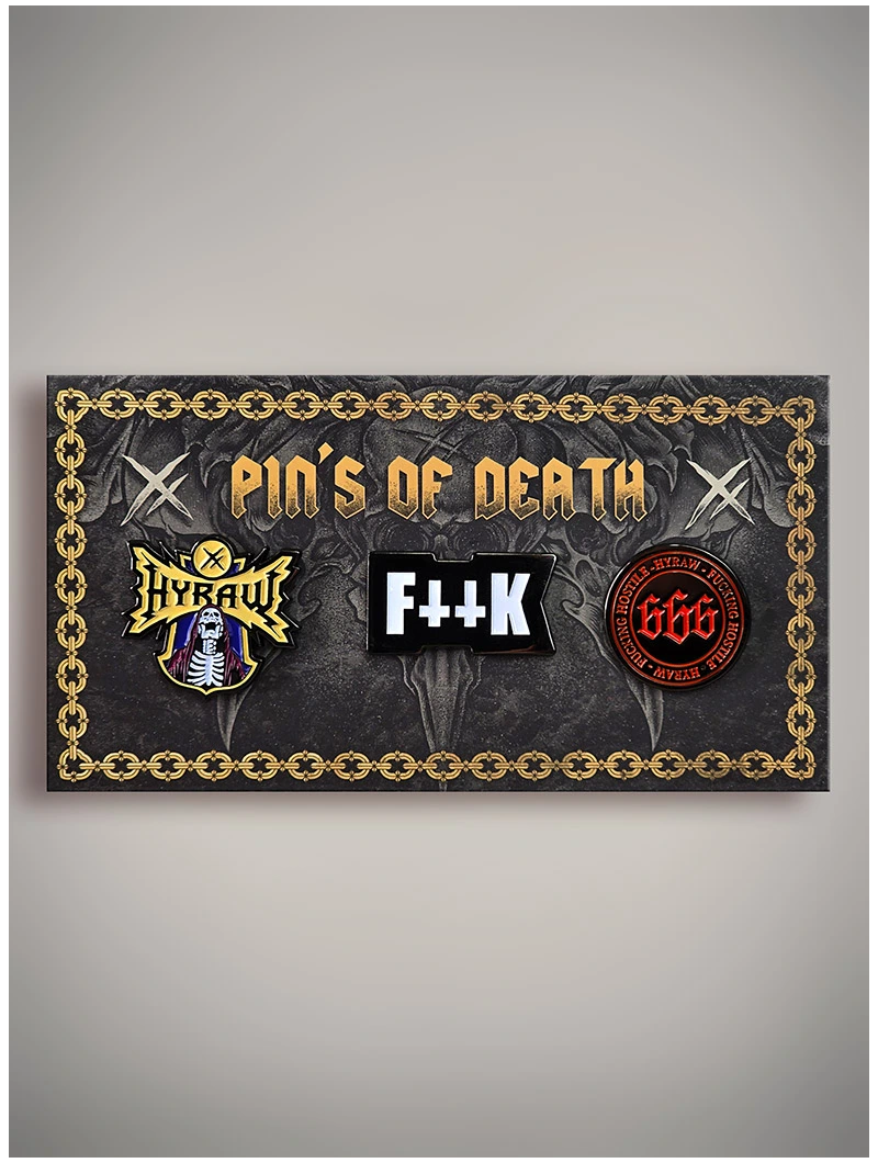Pack 3 pin's couleur | Boutique Hyraw