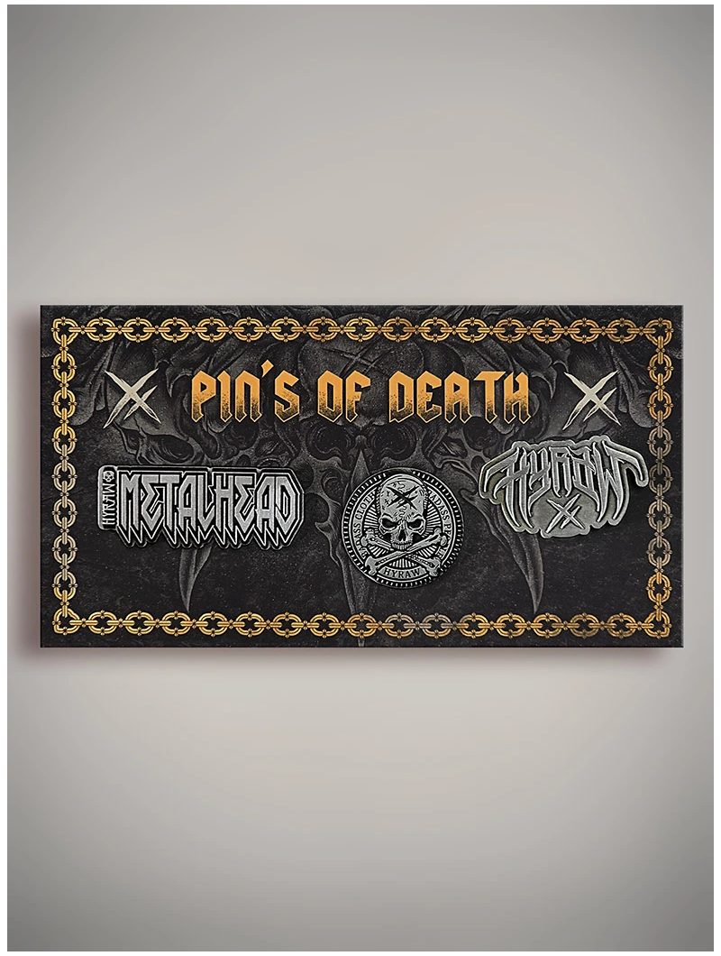 Pack 3 pin's gravés | Boutique Hyraw