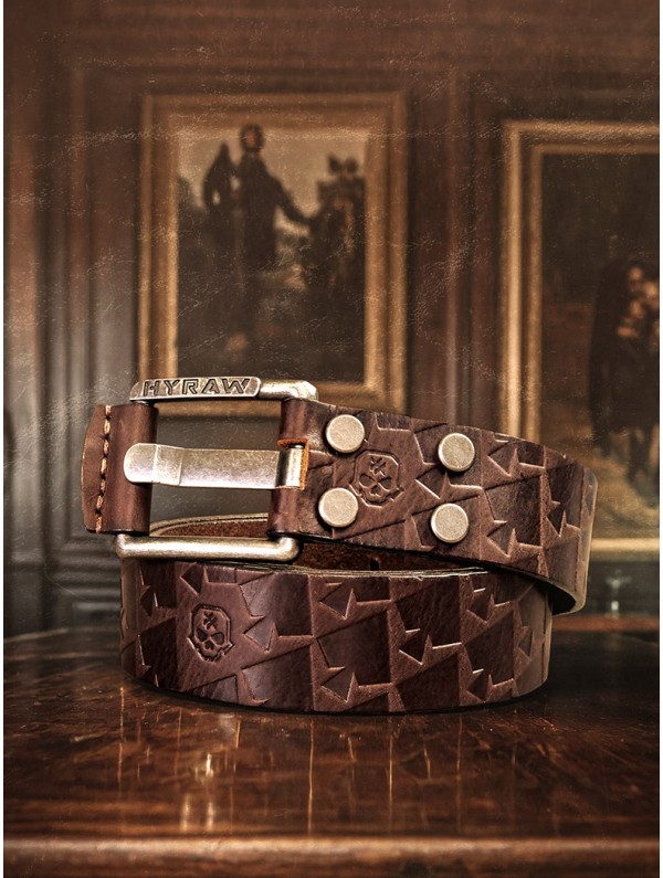 Ceinture cuir véritable boucle métal | Boutique Hyraw