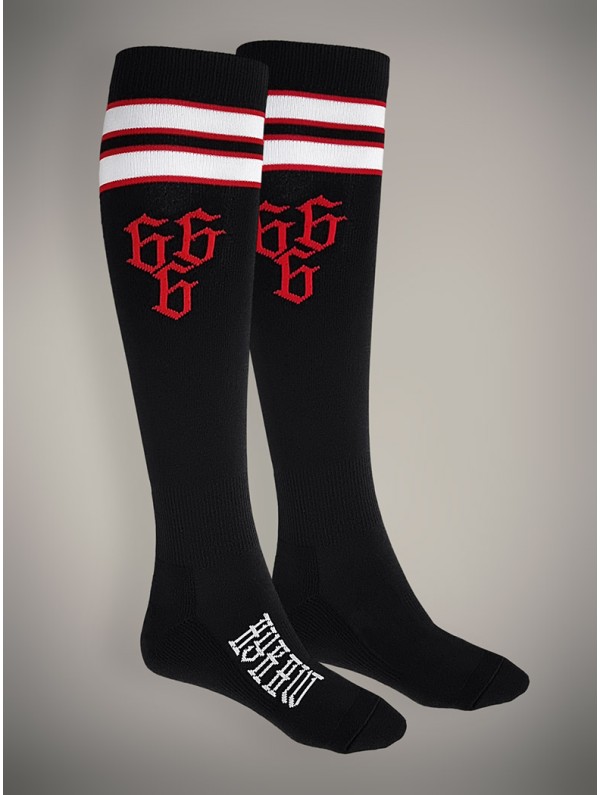 Chaussettes hautes style rock metal | Boutique Hyraw