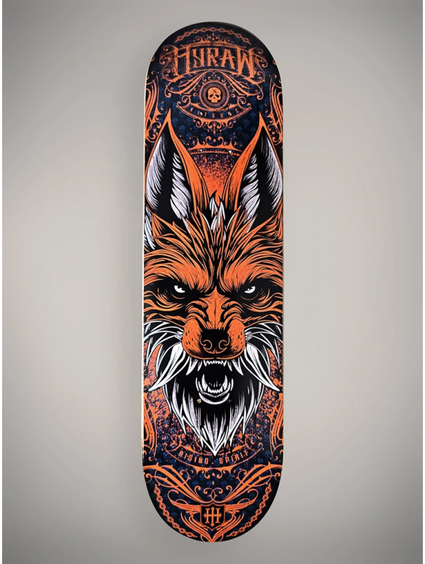 Planche skate déco rock metal | Boutique Hyraw