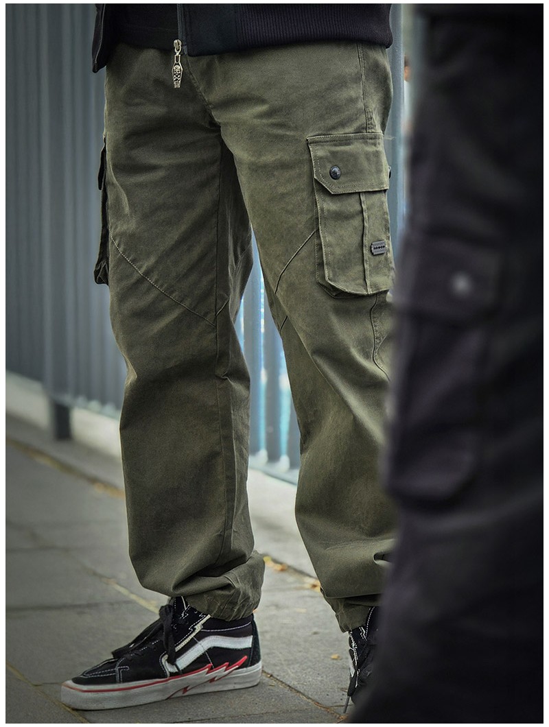 Pantalon cargo look metal|Boutique Hyraw