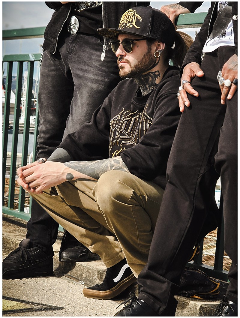 Pantalon chino tenue rock|Boutique Hyraw