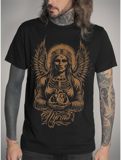 T-shirt noir look metal | HYRAW Clothing