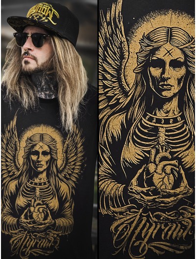 T-shirt noir look metal | HYRAW Clothing