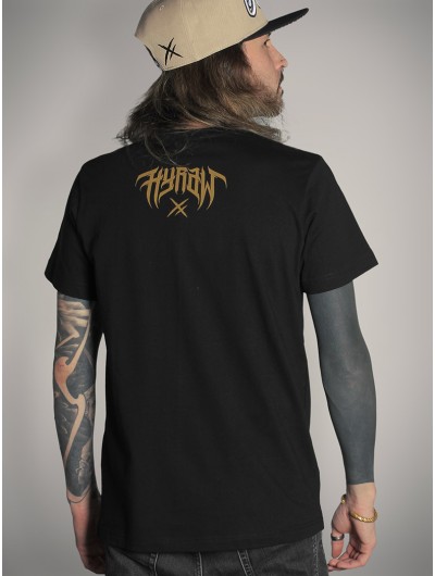 T-shirt noir look metal | HYRAW Clothing