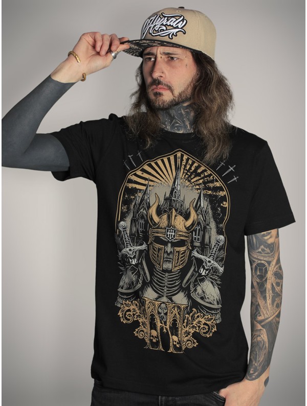 T-shirt noir tenue rock metal | HYRAW Clothing