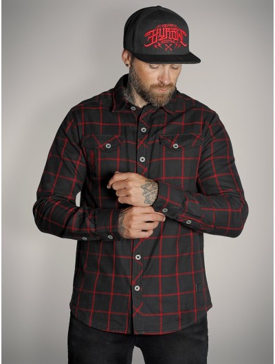 Chemise carreaux rock metal|Boutique Hyraw