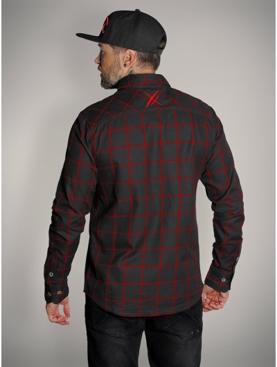 Chemise carreaux rock metal|Boutique Hyraw