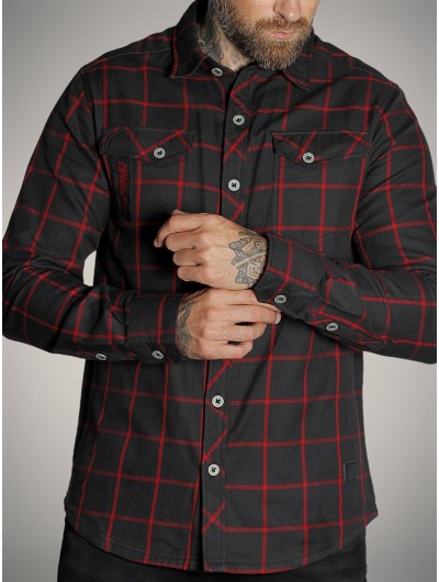 Chemise carreaux rock metal|Boutique Hyraw