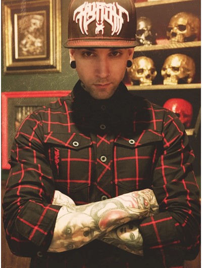 Chemise carreaux rock metal|Boutique Hyraw