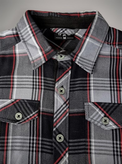 Chemise carreaux rock metal|Boutique Hyraw