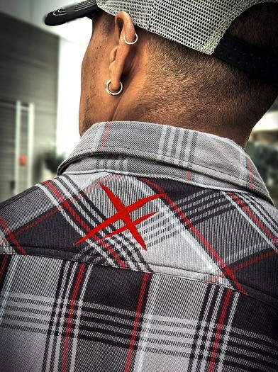 Chemise carreaux rock metal|Boutique Hyraw