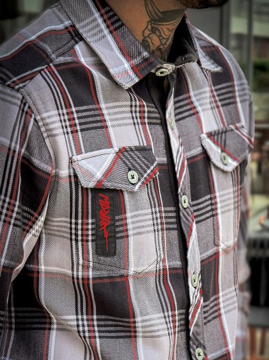 Chemise carreaux rock metal|Boutique Hyraw