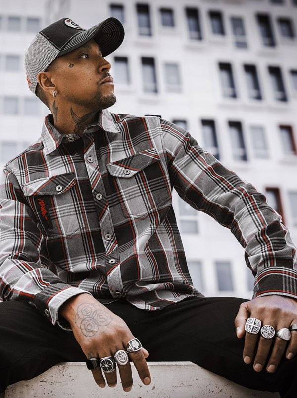 Chemise carreaux rock metal|Boutique Hyraw