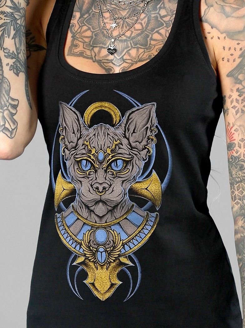 Débardeur coton femme metal outfit | Boutique Hyraw