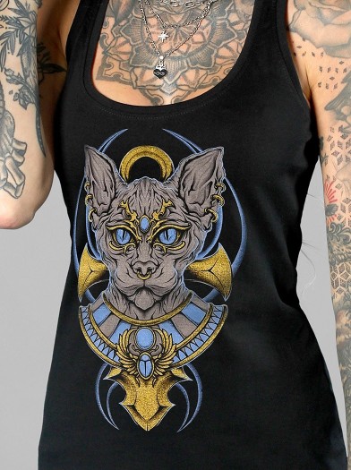 Débardeur coton femme metal outfit | Boutique Hyraw