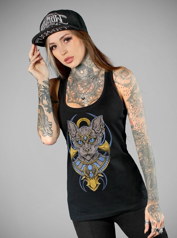 Débardeur coton femme metal outfit | Boutique Hyraw