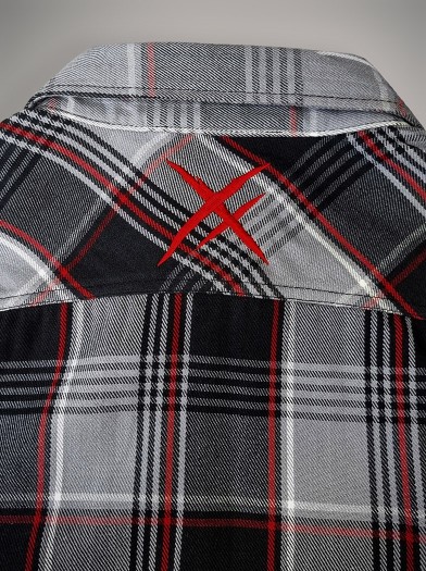 Chemise carreaux rock metal|Boutique Hyraw