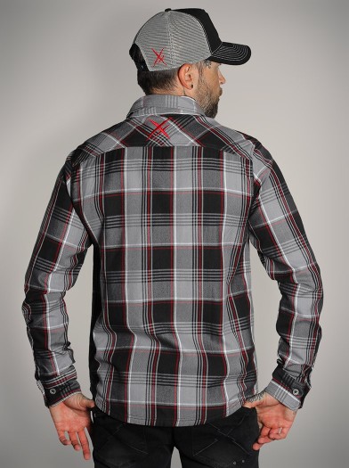 Chemise carreaux rock metal|Boutique Hyraw