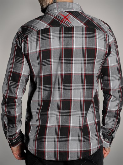 Chemise carreaux rock metal|Boutique Hyraw