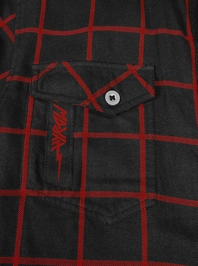 Chemise carreaux rock metal|Boutique Hyraw