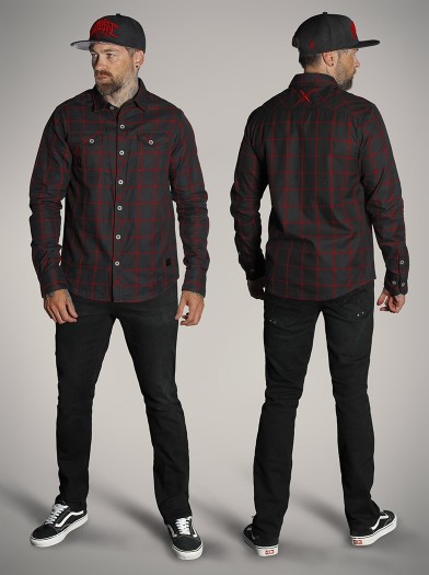Rock/Metal Checkered Shirt | Hyraw Shop