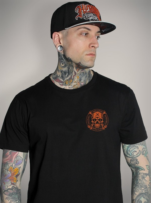 T-shirt noir look metal | HYRAW Clothing