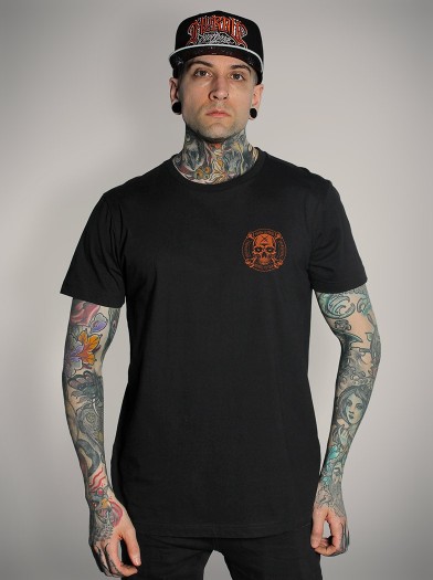 Black metal look t-shirt | HYRAW Clothing