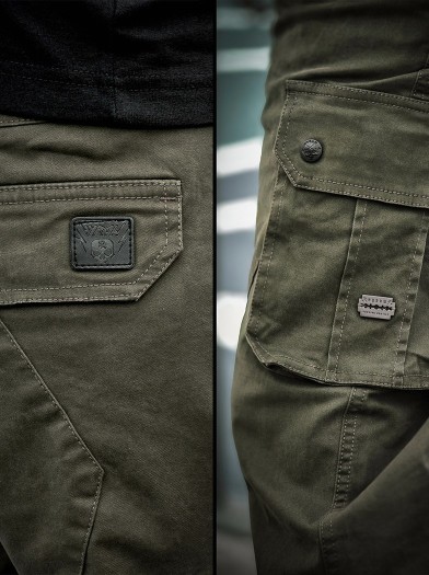 Pantalon cargo look metal|Boutique Hyraw