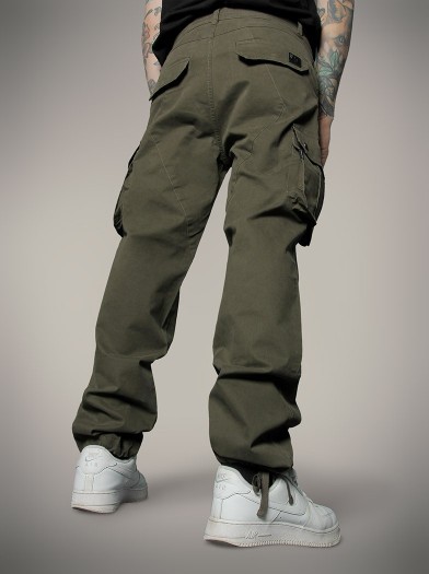 Pantalon cargo look metal|Boutique Hyraw