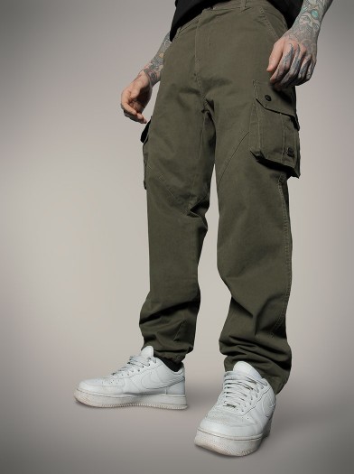 Pantalon cargo look metal|Boutique Hyraw