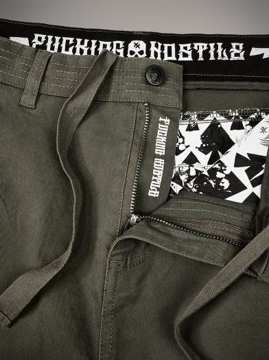 Pantalon cargo look metal|Boutique Hyraw