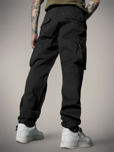 Pantalon cargo look metal|Boutique Hyraw
